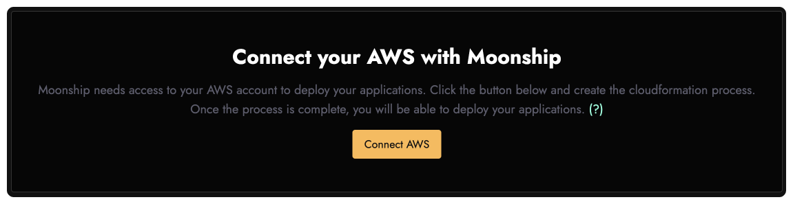 Connect AWS Account